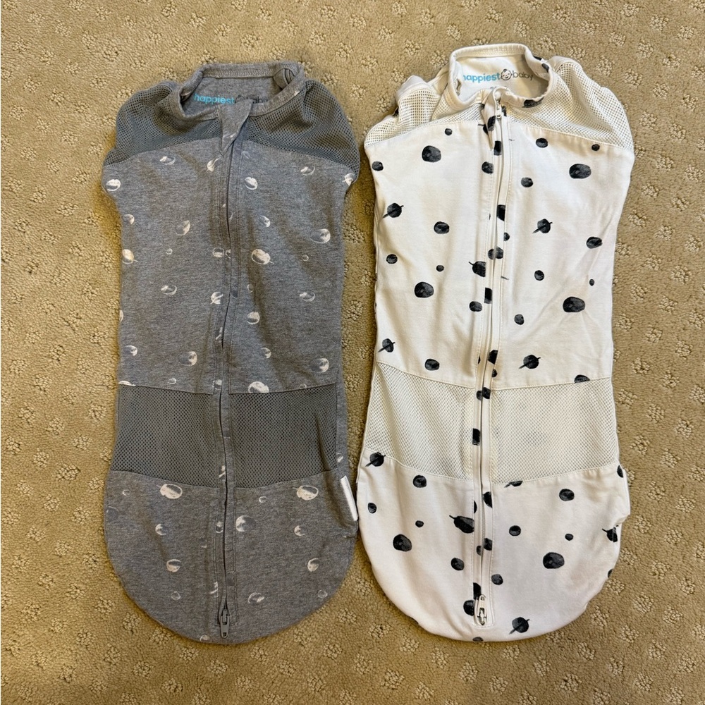 Two Happiest Baby Sleeppea Swaddles